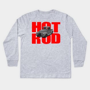 1940 Ford Pickup Truck Hot Rod Kids Long Sleeve T-Shirt